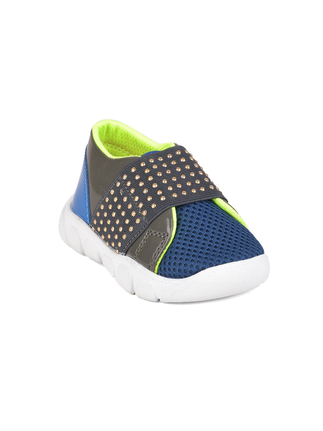 

Liberty Unisex Kids Blue Woven Design Sneakers