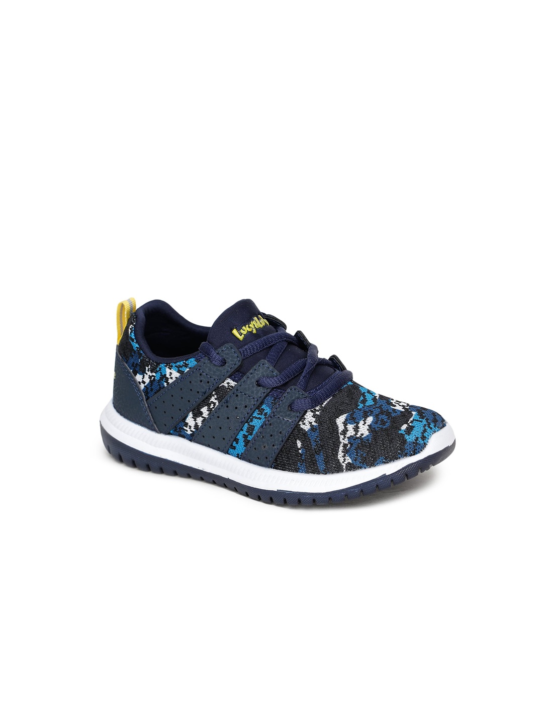 

Liberty Unisex Kids Blue Printed Sneakers
