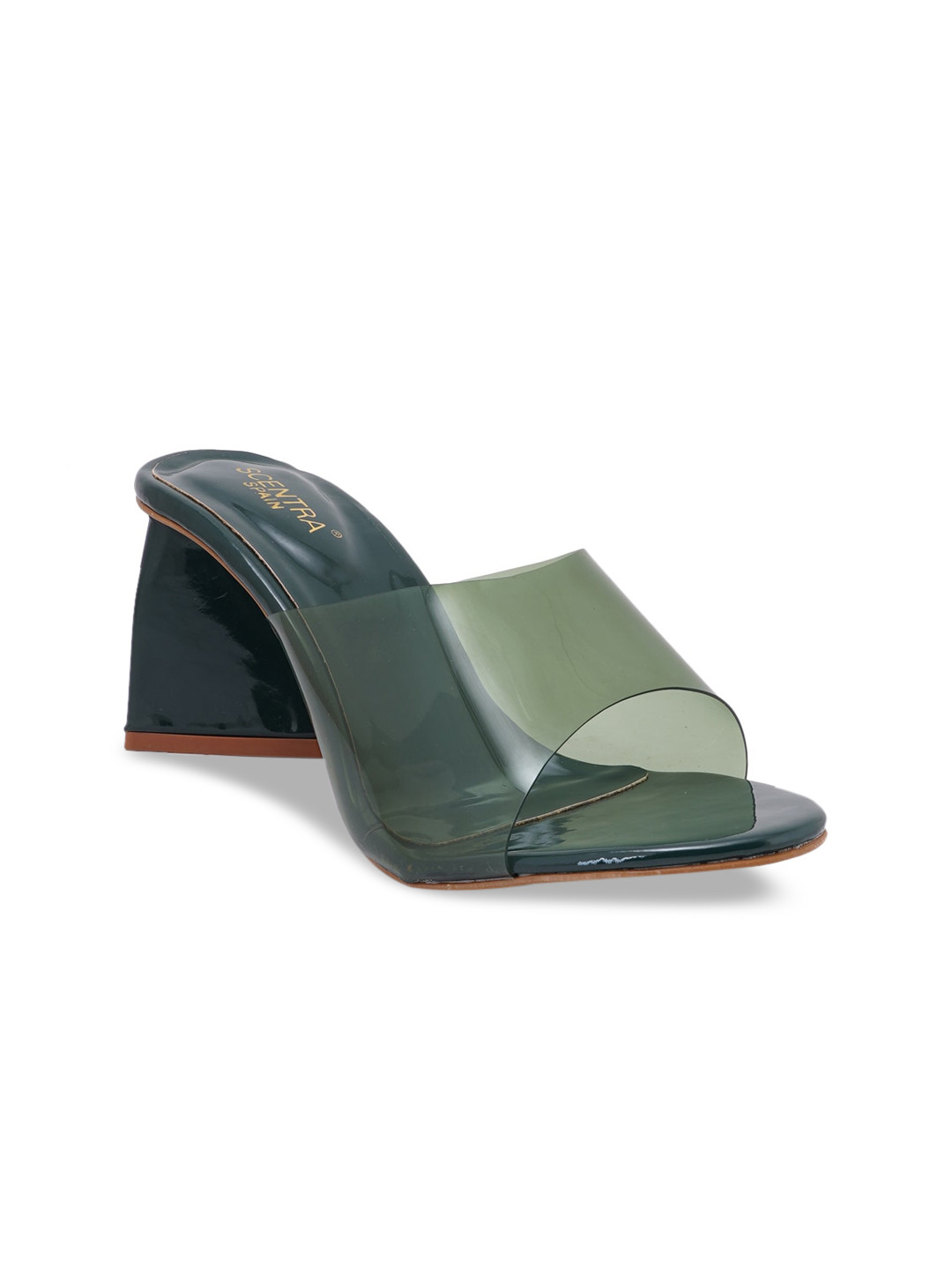 

SCENTRA Green Party Block Sandals