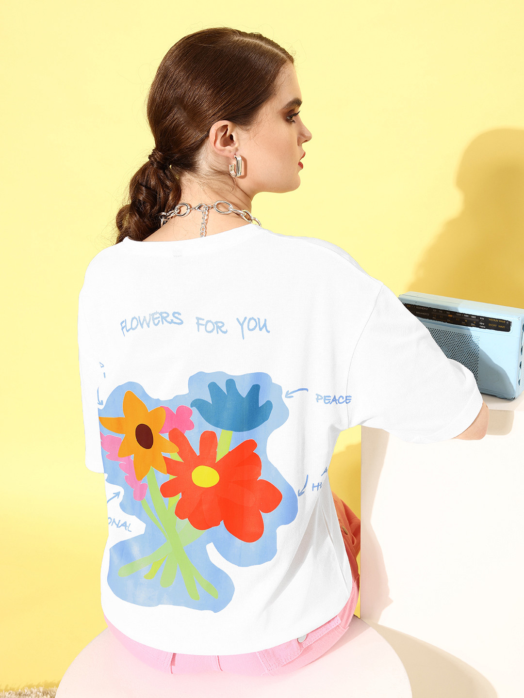 

HERSHEINBOX Women Classic White Graphic Seriously Silly T-Shirt