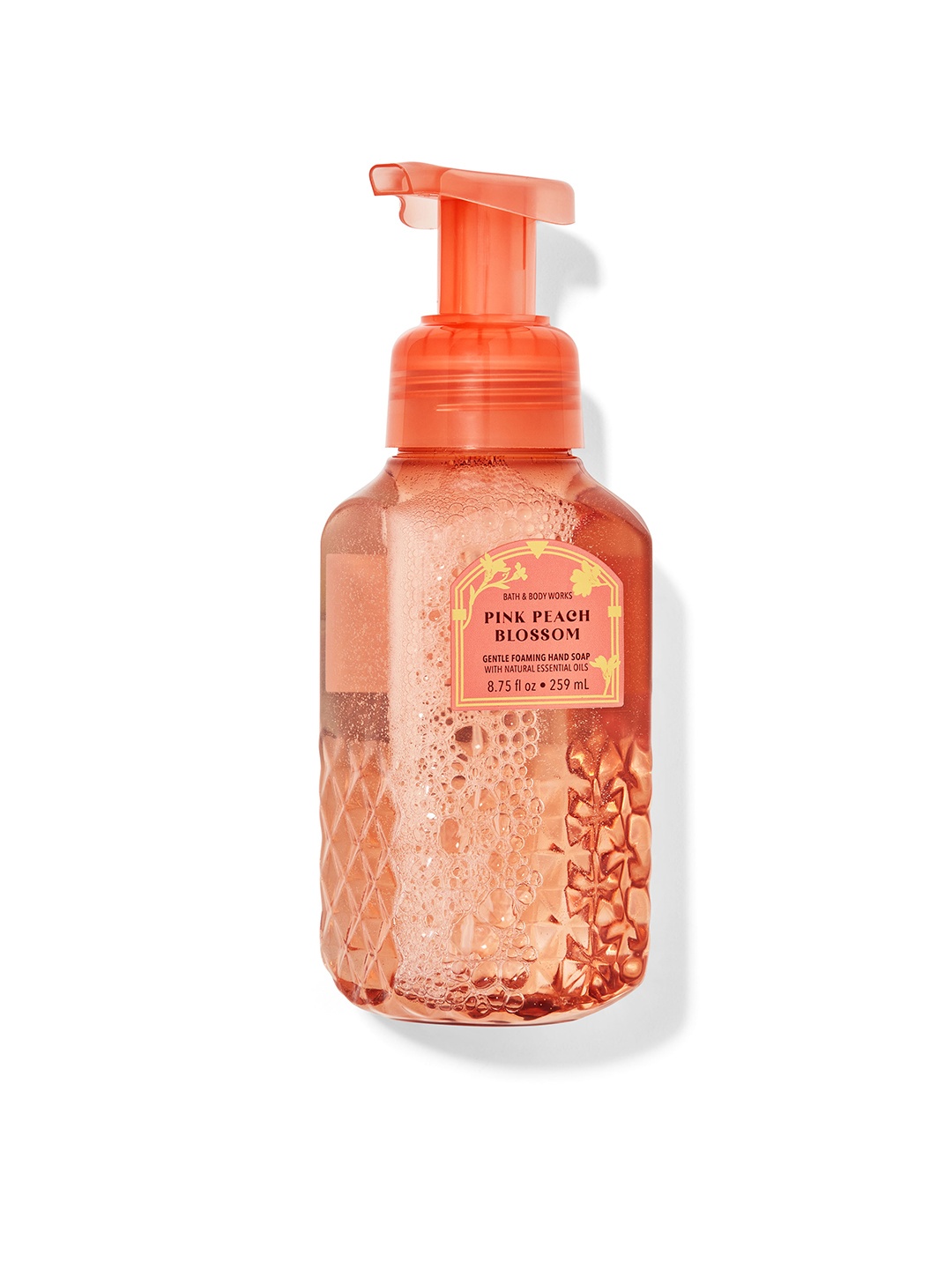 

Bath & Body Works Pink Peach Blossom Gentle Foaming Hand Soap with Essential Oils - 259 ml