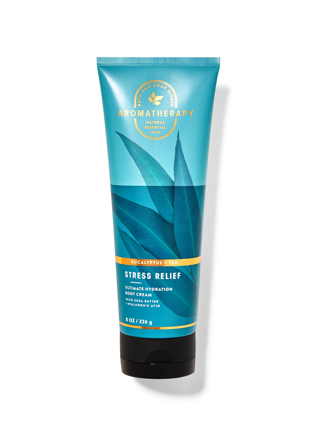 

Bath & Body Works Stress Relief Eucalyptus Tea Ultimate Hydration Body Cream - 226 g, Blue