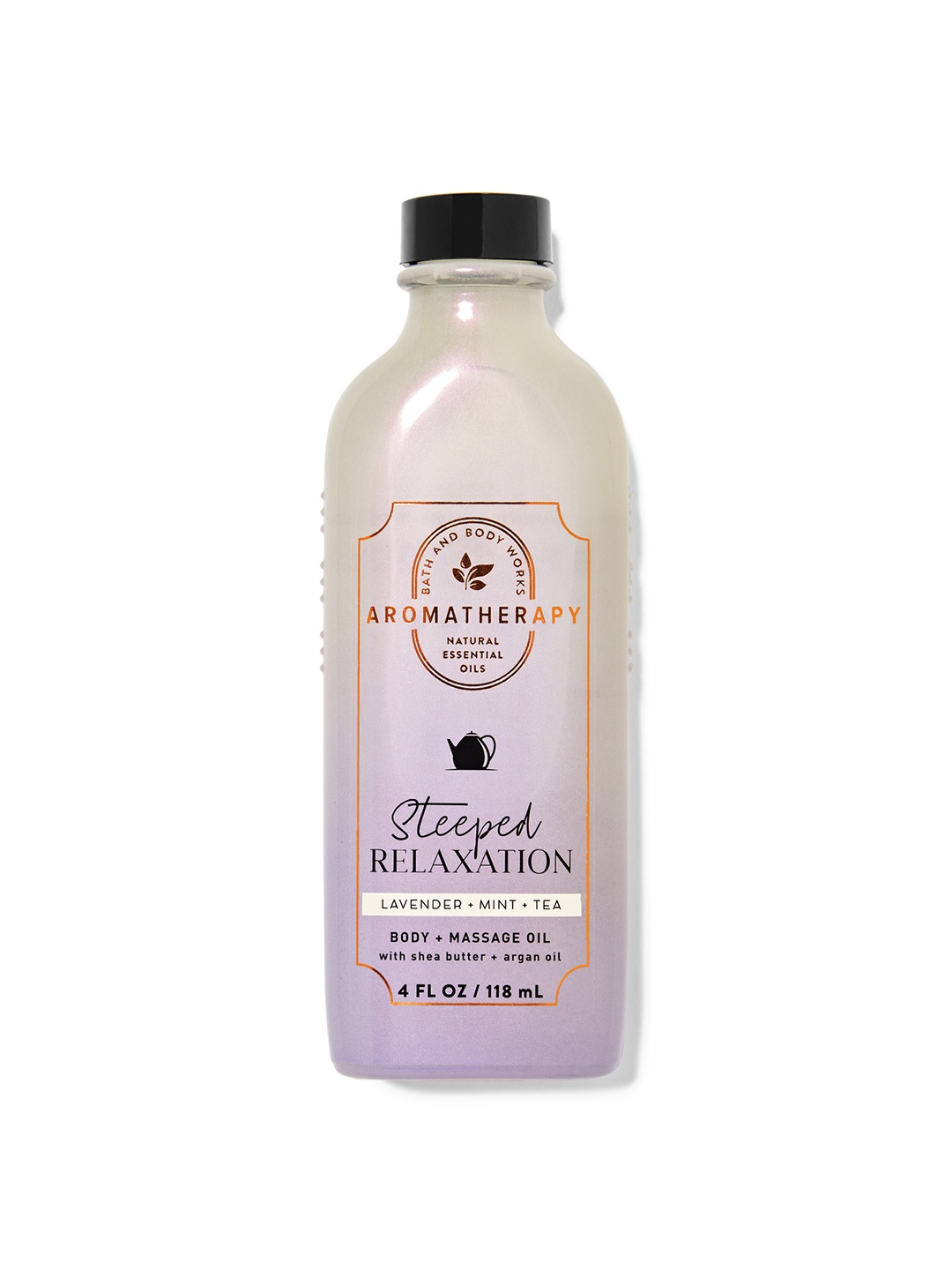 

Bath & Body Works Steeped Relaxation Lavender Mint Tea Body & Massage Oil - 118 ml