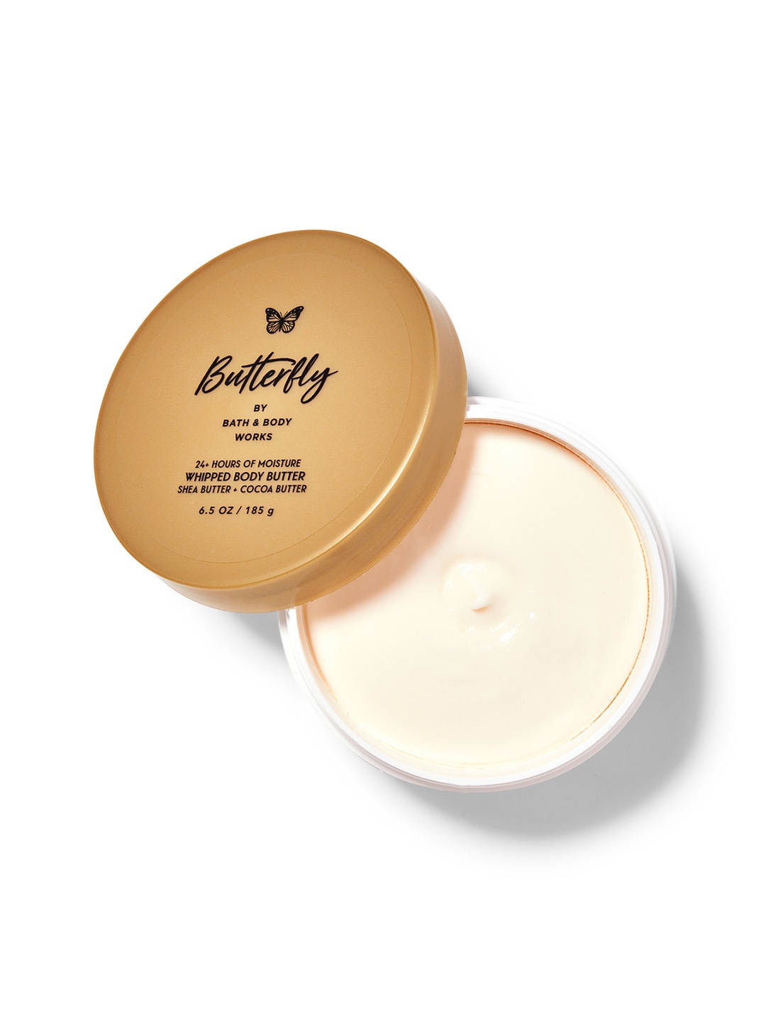 

Bath & Body Works Butterfly Whipped Body Butter with Shea & Cocoa Butter - 185 g, Brown