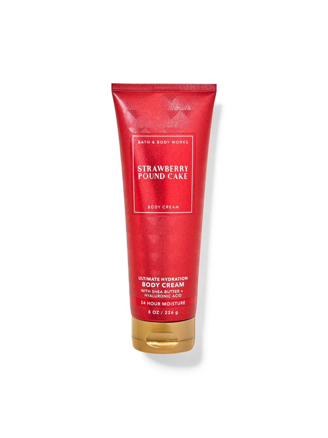 

Bath & Body Works Strawberry Pound Cake Ultimate Hydration Body Cream - 226 g, Red