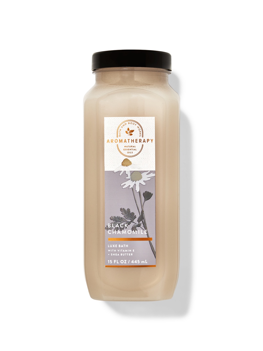

Bath & Body Works Black Chamomile Luxe Bath with Vitamin E & Shea Butter 445 ml, Beige
