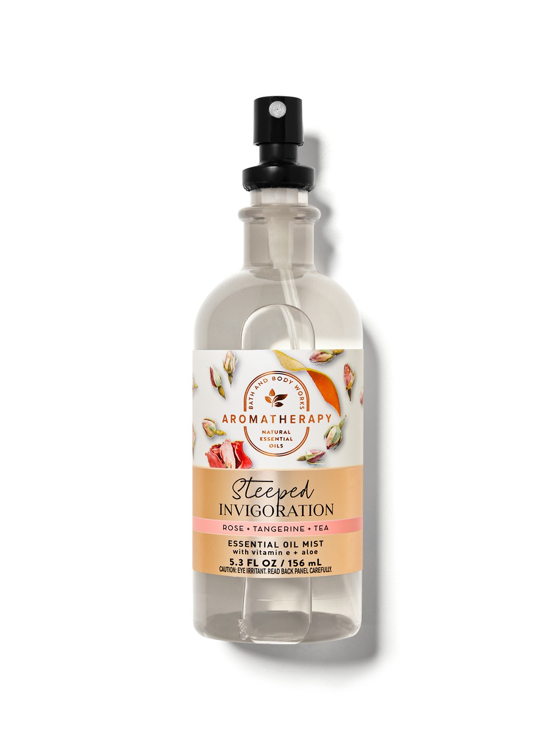 

Bath & Body Works Aromatherapy Rose Tangerine Tea Essential Oil Mist - 156 ml, Transparent