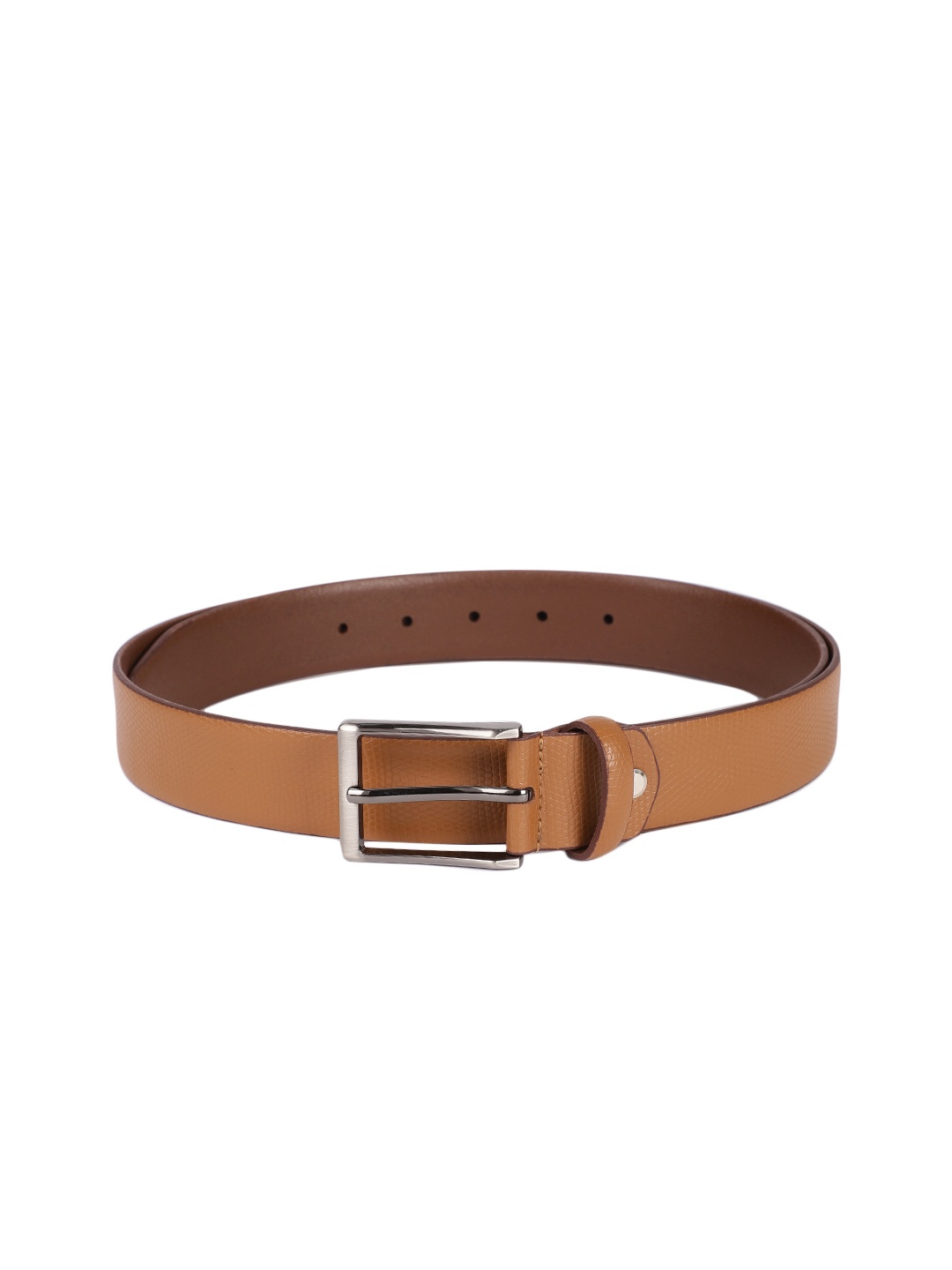 

Park Avenue Men Brown Textured Leather Belt