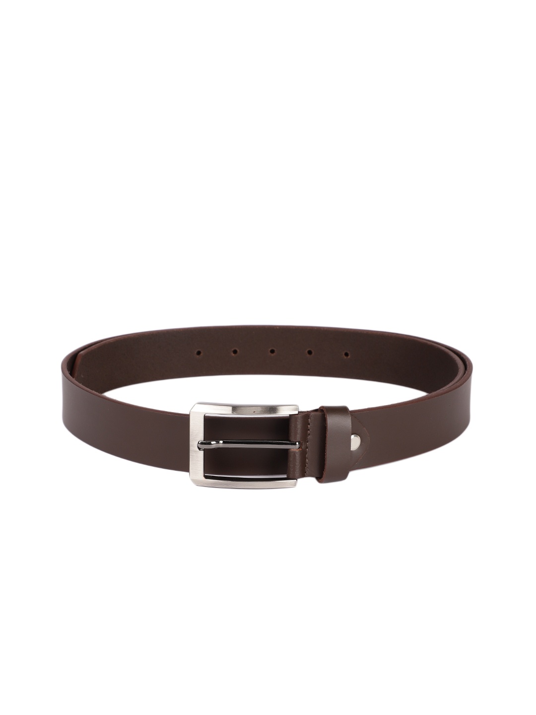 

Park Avenue Men Brown Solid Leather Belt