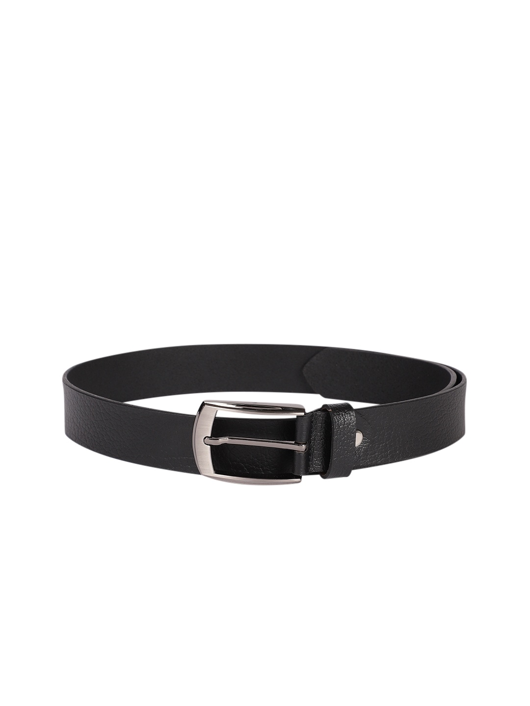 

Park Avenue Men Black Solid Leather Belt