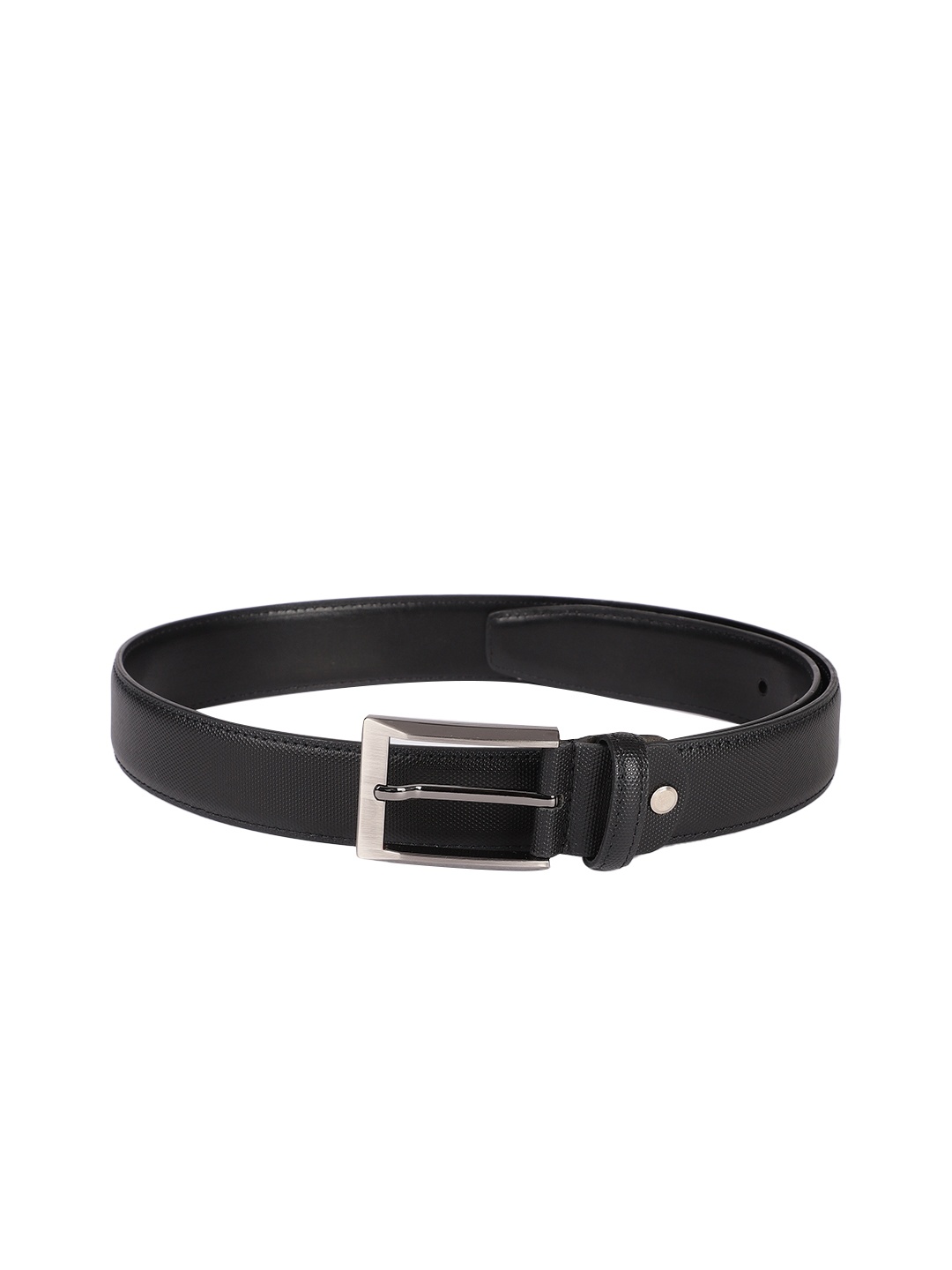 

Park Avenue Men Black Textured Leather Belt
