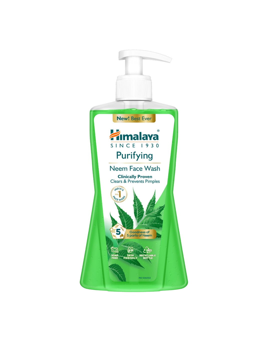 Himalaya Anti-Pimple Purifying Neem Face Wash with Turmeric For All Skin Types - 400 ml