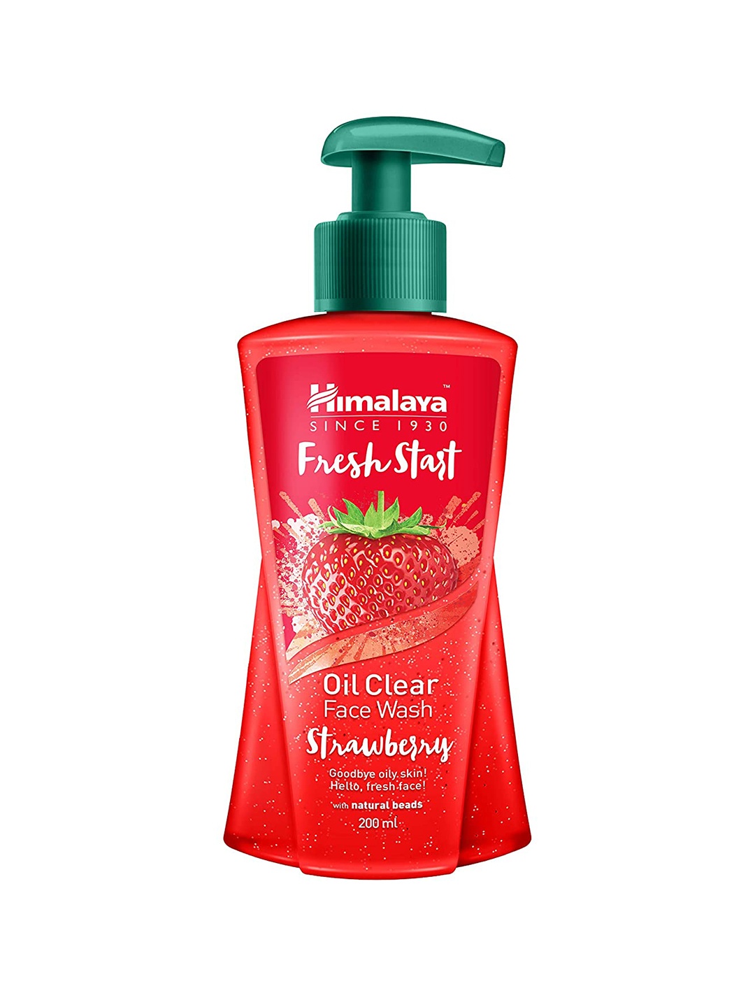 

Himalaya Fresh Start Oil Free Face Wash with Strawberry - 200 ml, Red