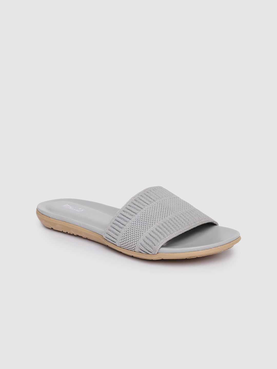 

Inc 5 Women Grey Open Toe Flats