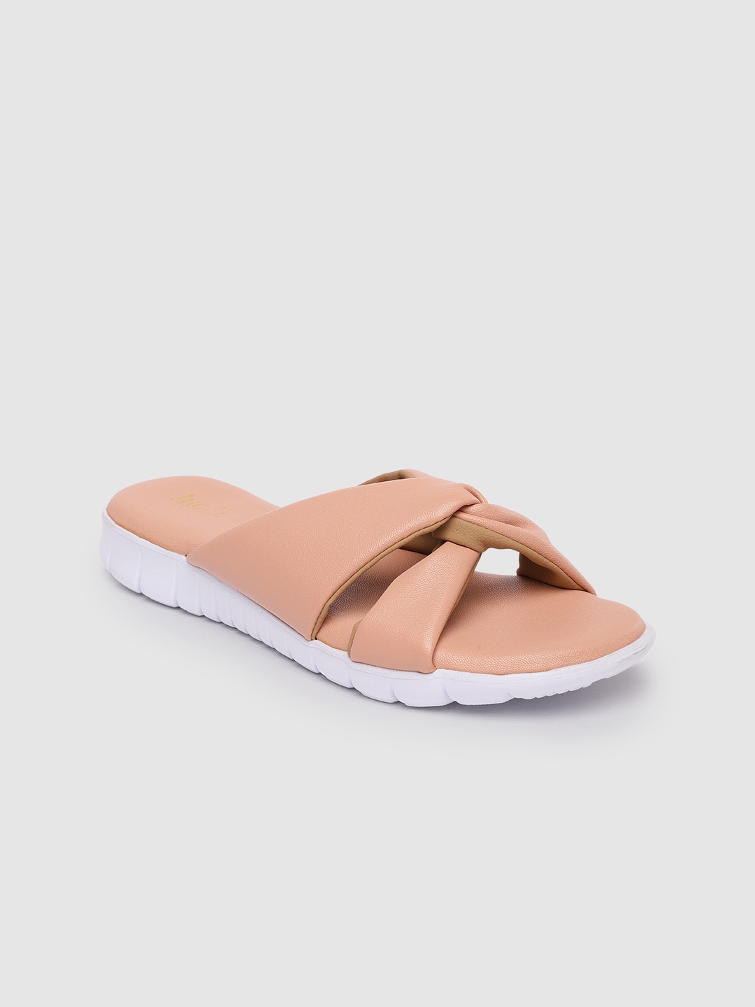 

Inc 5 Women Peach Open Toe Flats