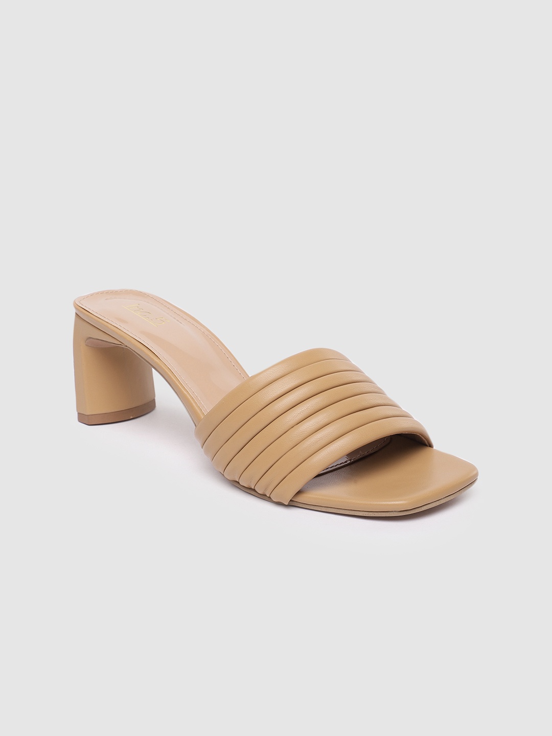 

Inc 5 Women Beige Block Sandals