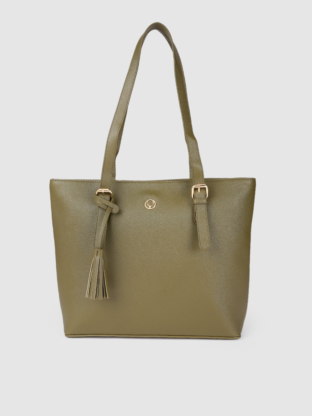 

Allen Solly Olive Green Solid Shoulder Bag