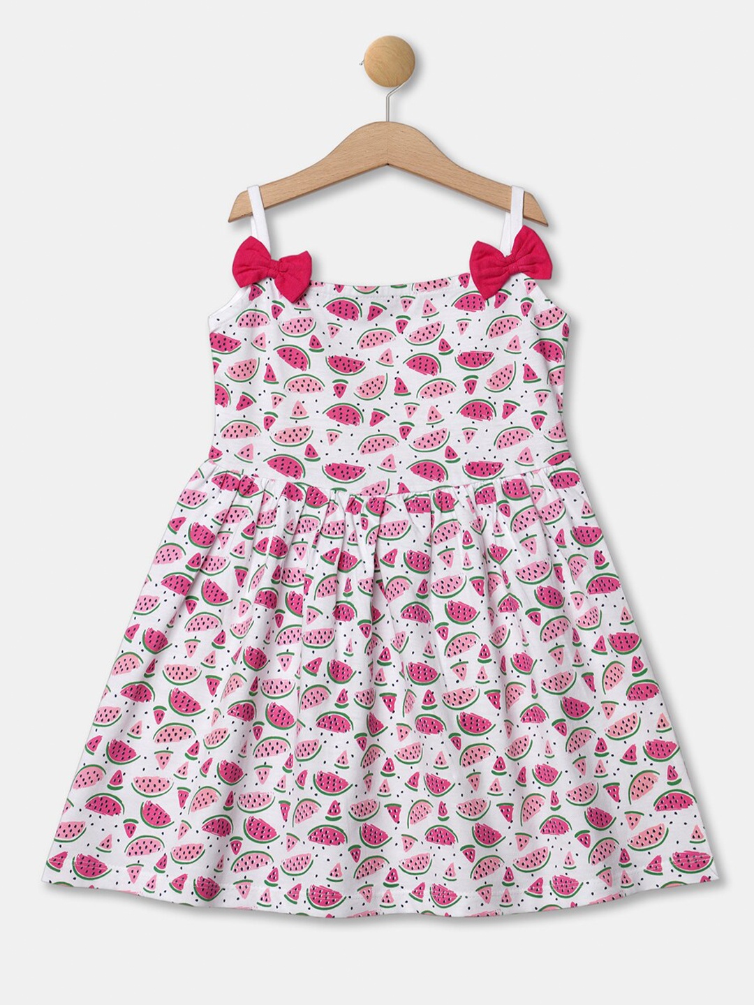 

R&B Kids-Girls White Fit and Flare Dress