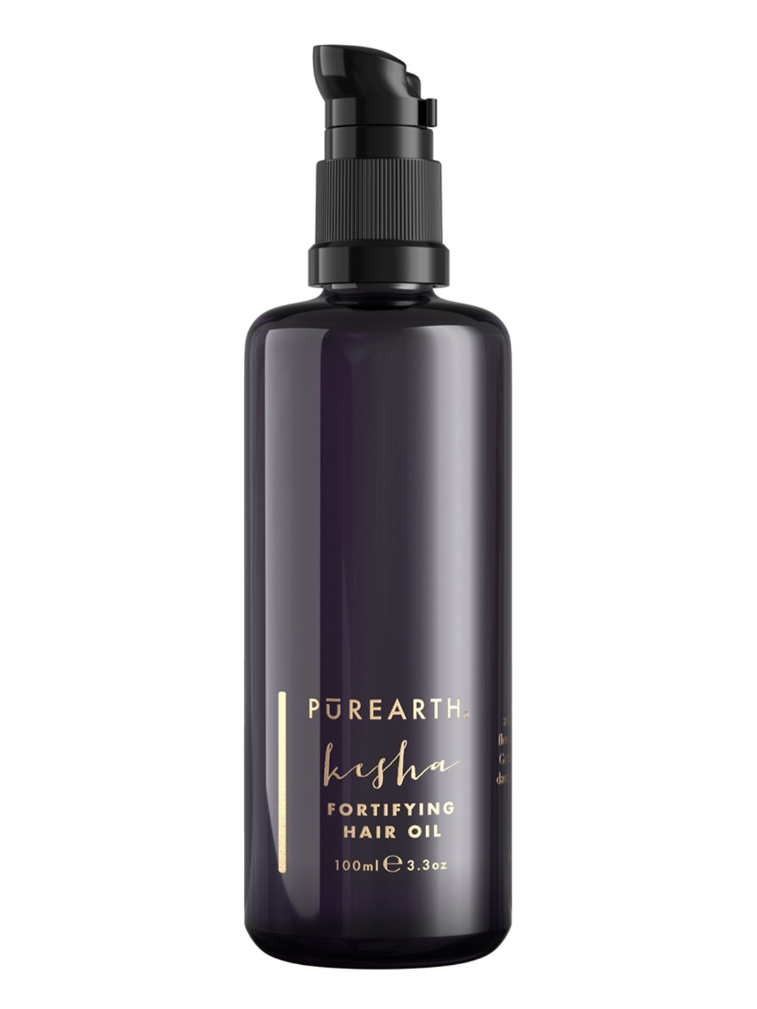 

PUREARTH Cruelty-Free & Vegan Kesha Fortifying Hair Oil with Amla & Bhringraj - 100 ml, Black