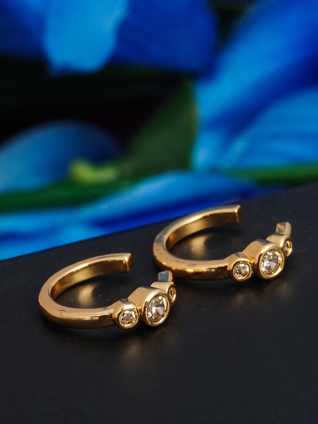 

Urmika Gold-Toned Classic Studs Earrings