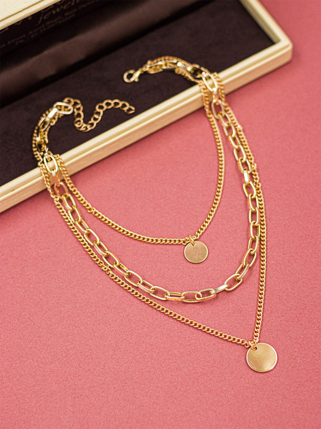 

Bellofox Gold-Toned Gold-Plated Della Layered Necklace