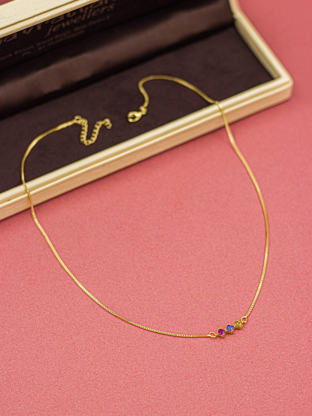 

Bellofox Women Gold-Toned & Rose Gold-Plated Necklace