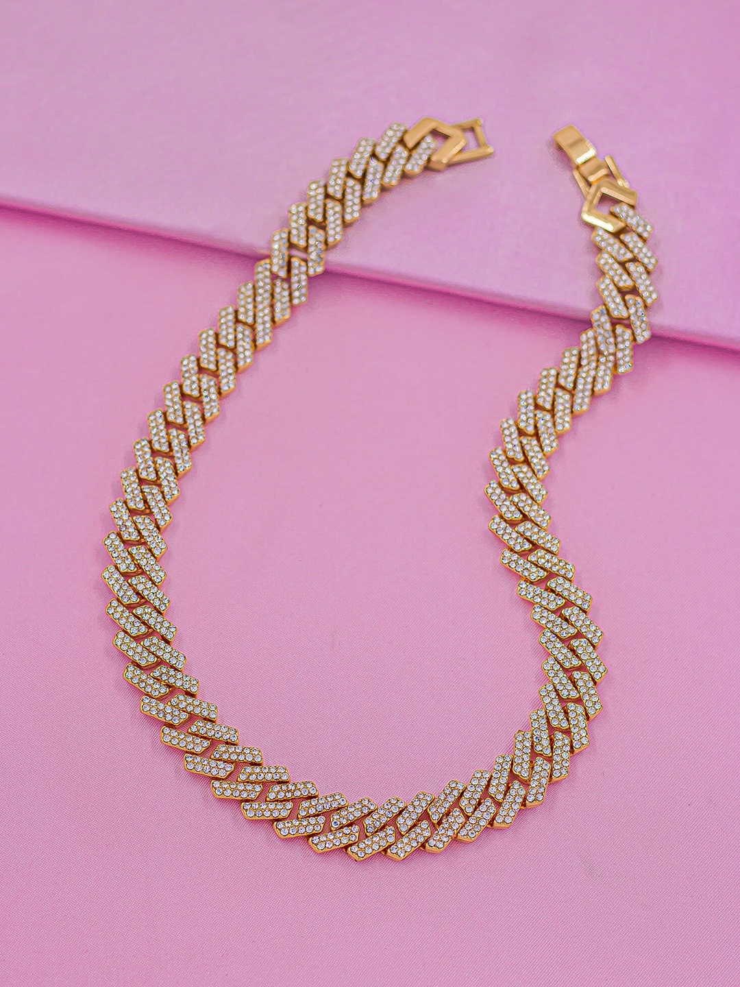 

Bellofox Women Gold-Plated & Silver-Toned Necklace