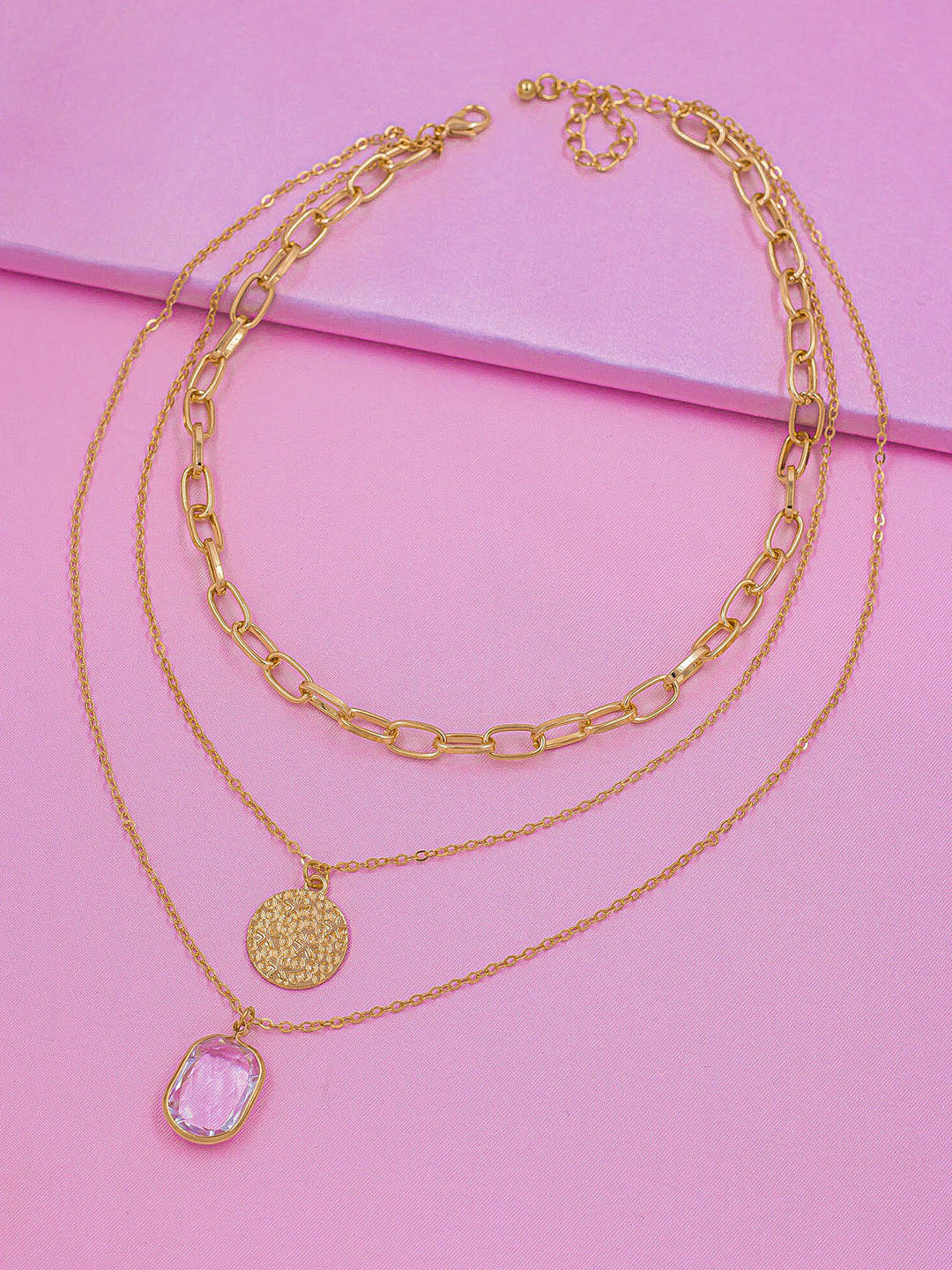 

Bellofox Gold-Toned Gold-Plated Necklace