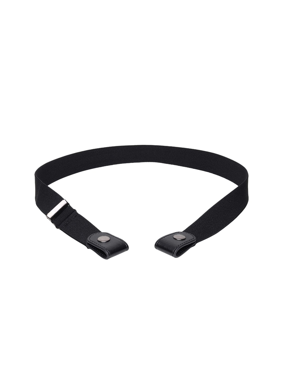 

WINSOME DEAL Women Black Canvas Belt