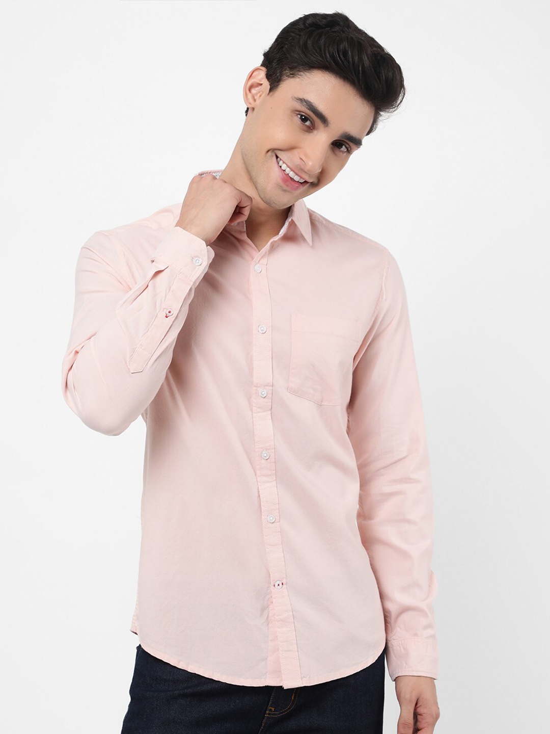

VASTRADO Men Pink Relaxed Casual Shirt
