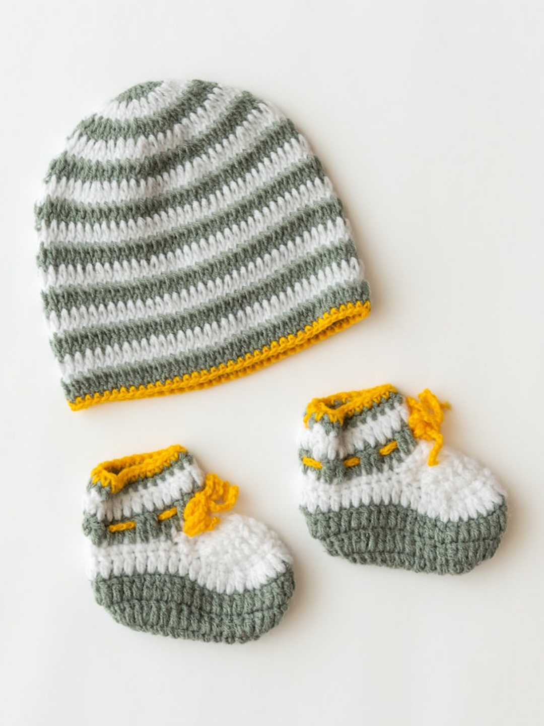 

The Original Knit Unisex Kids Grey & White Beanie
