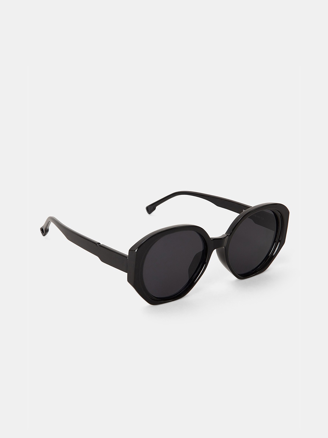 

20Dresses Women Black Lens & Black Round Sunglasses SG0634