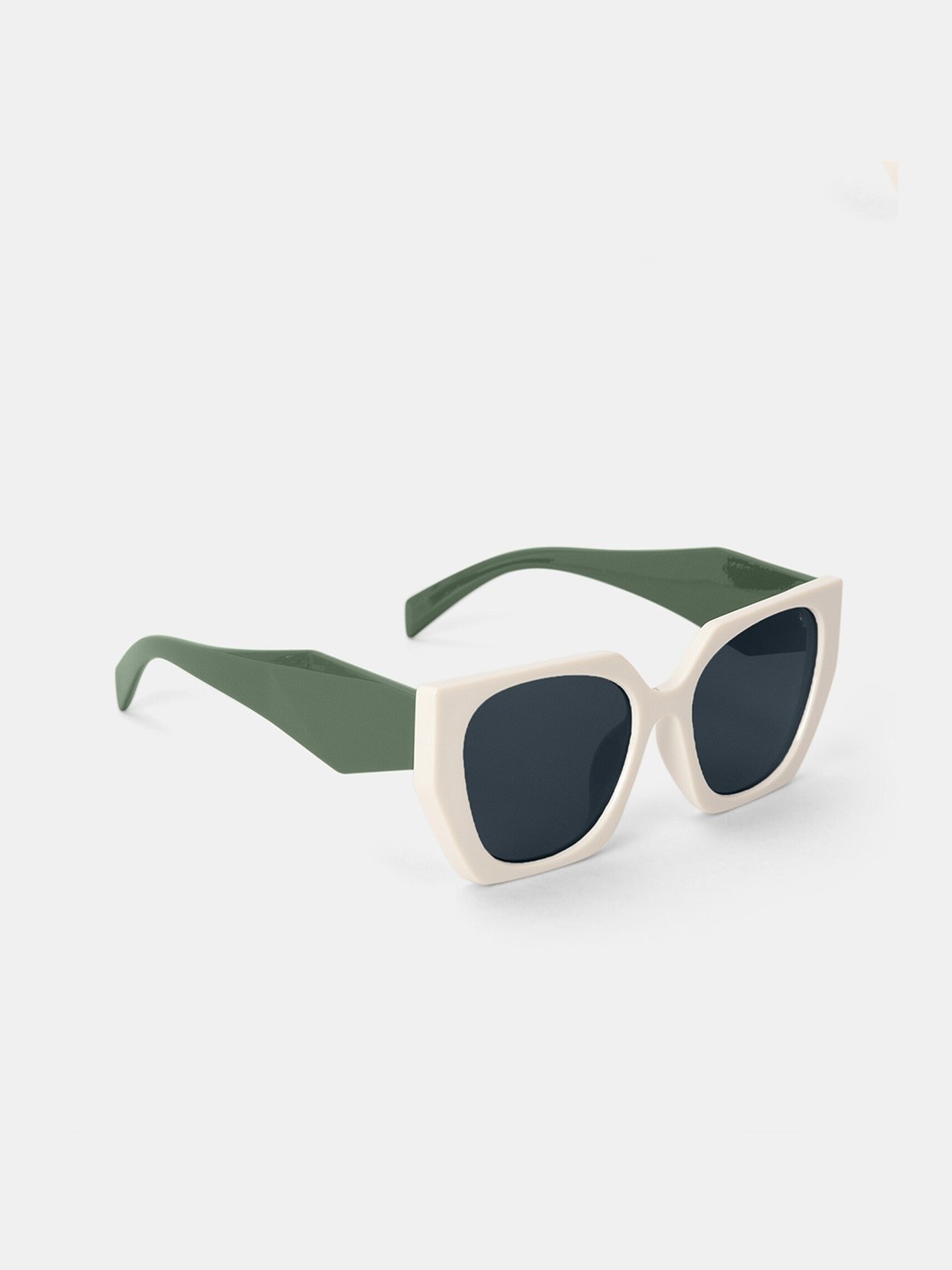

20Dresses Women Black Lens & Beige Wayfarer Sunglasses