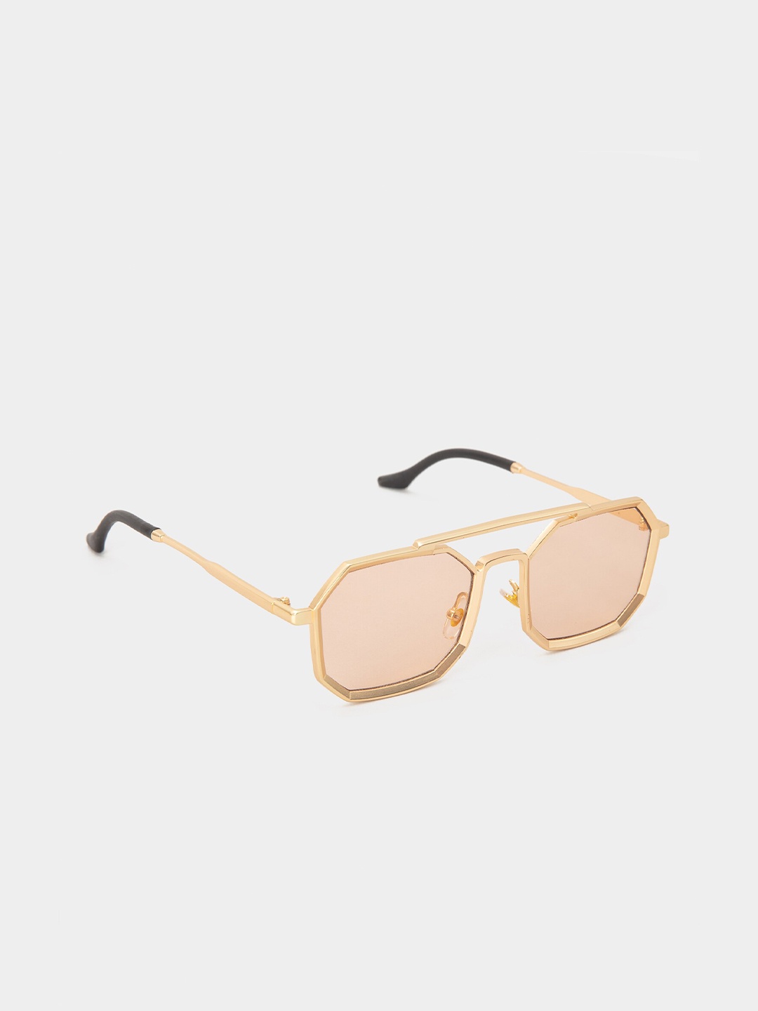 

20Dresses Women Pink Lens & Gold-Toned Other Sunglasses
