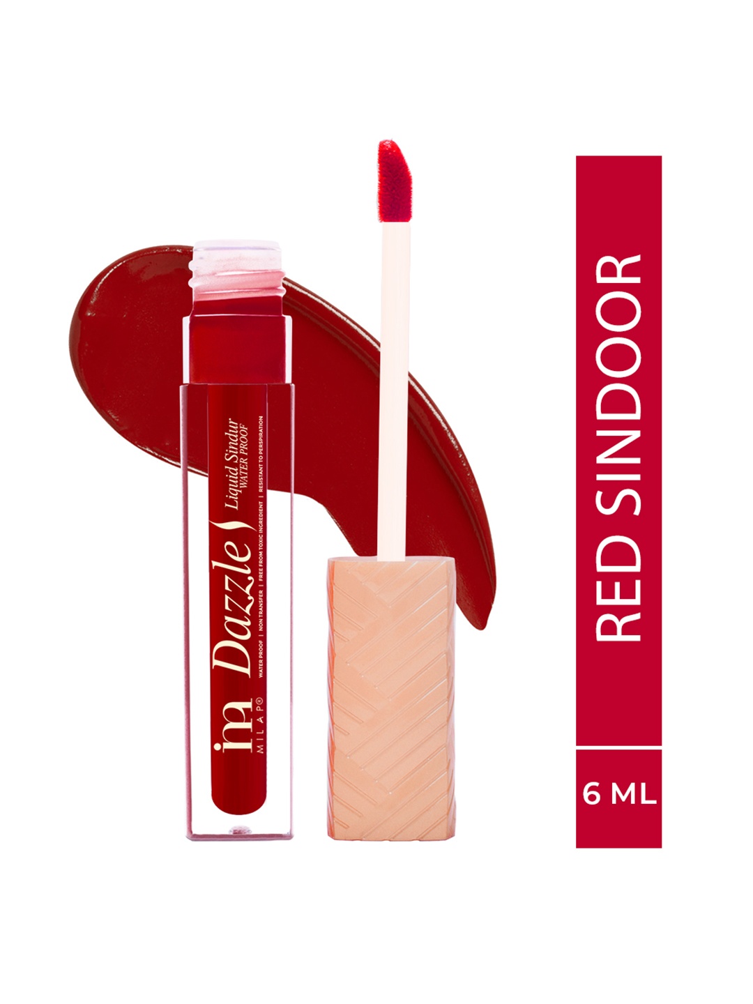 

MILAP Dazzle Matte Liquid Sindoor 6ml - Maroon