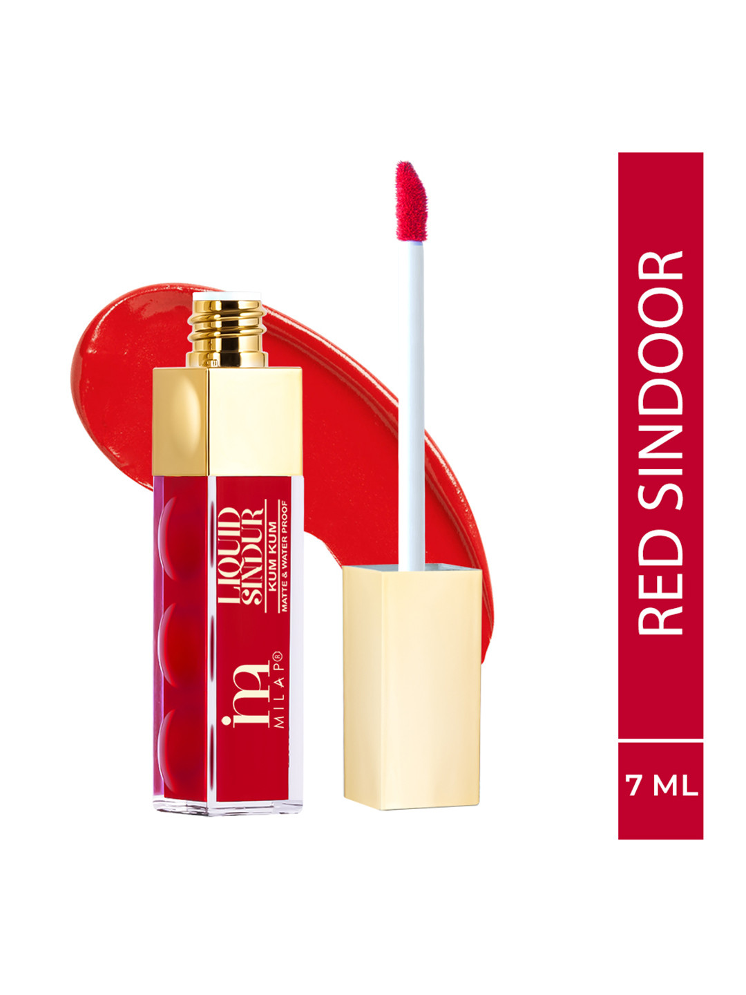 

MILAP Bridal Glam Velvet Matte Liquid Sindoor 7 ml - Red