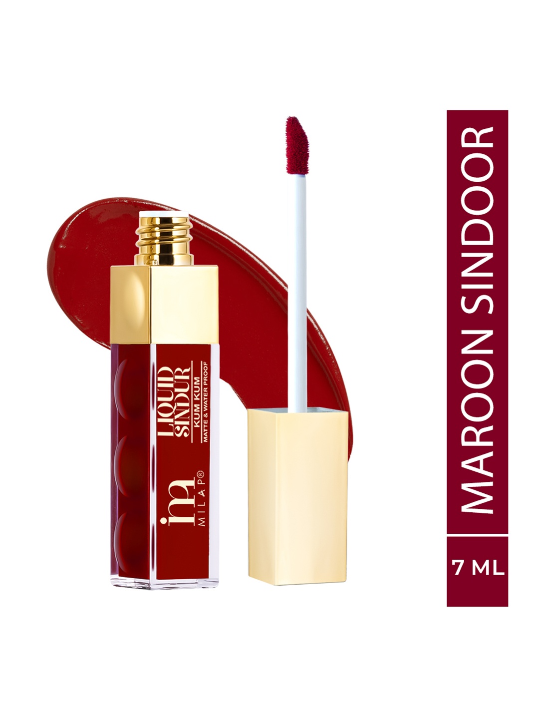 

MILAP Maroon Velvet Matte Liquid Sindoor 7 ml