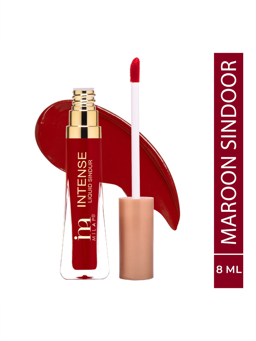 

MILAP Maroon Bridal Intense Matte Liquid Sindoor 8ml