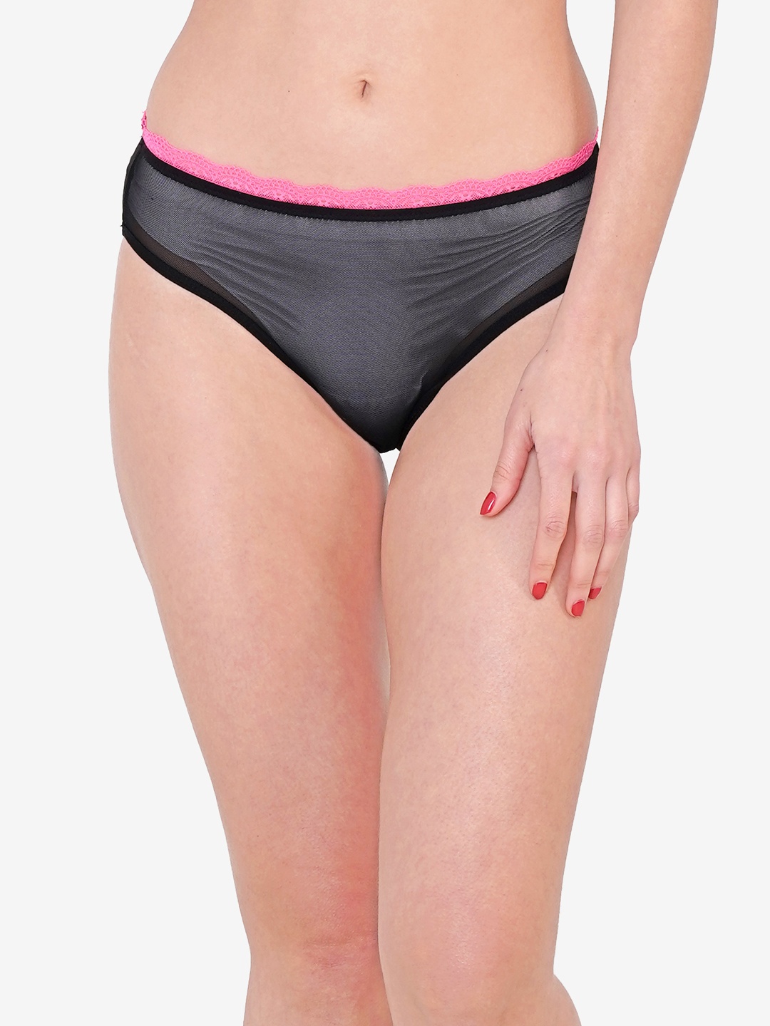 

LOTUSLEAF Women Black Solid Bikini Briefs