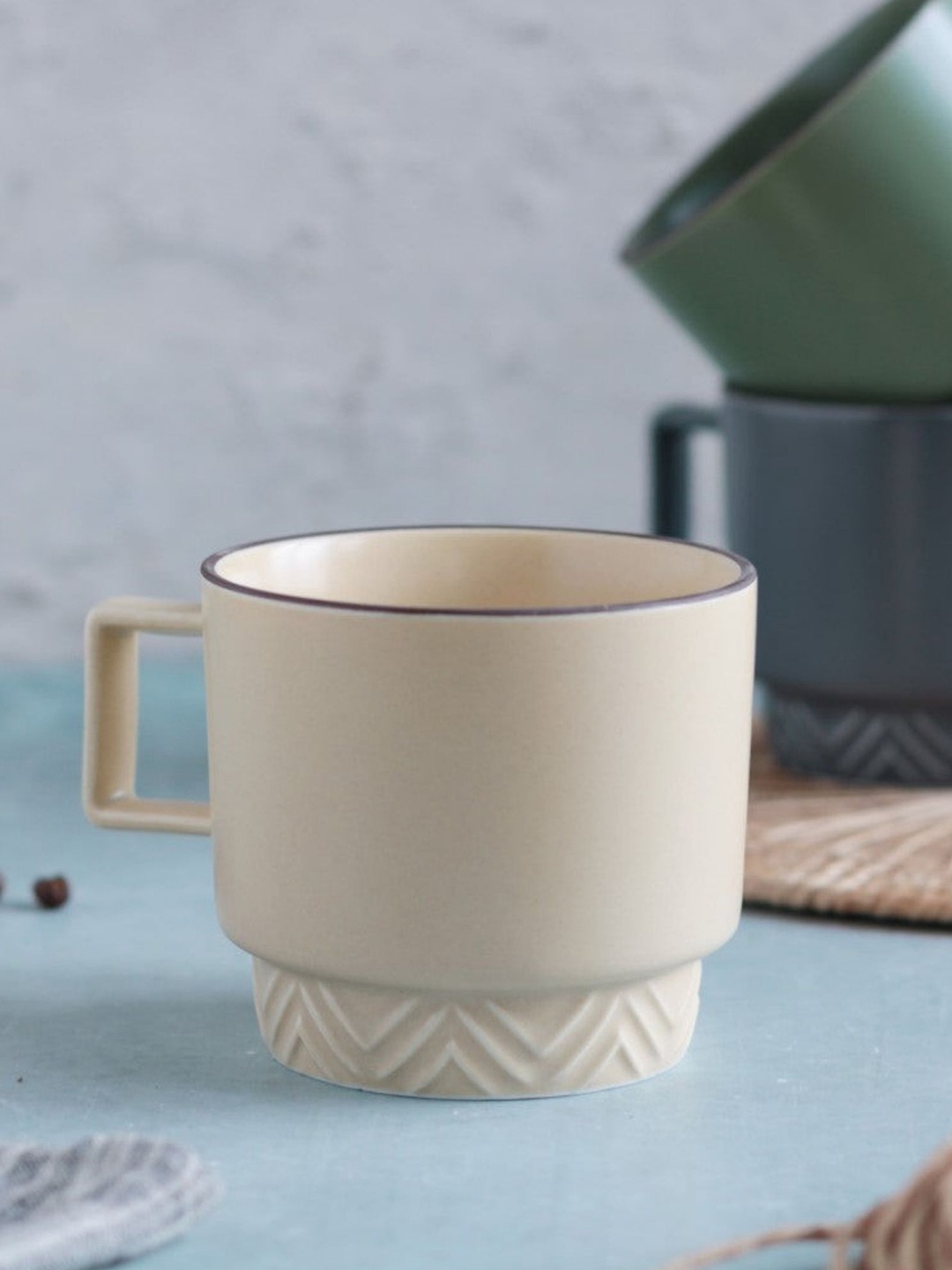 

Nestasia White Ceramic Cup For Coffee