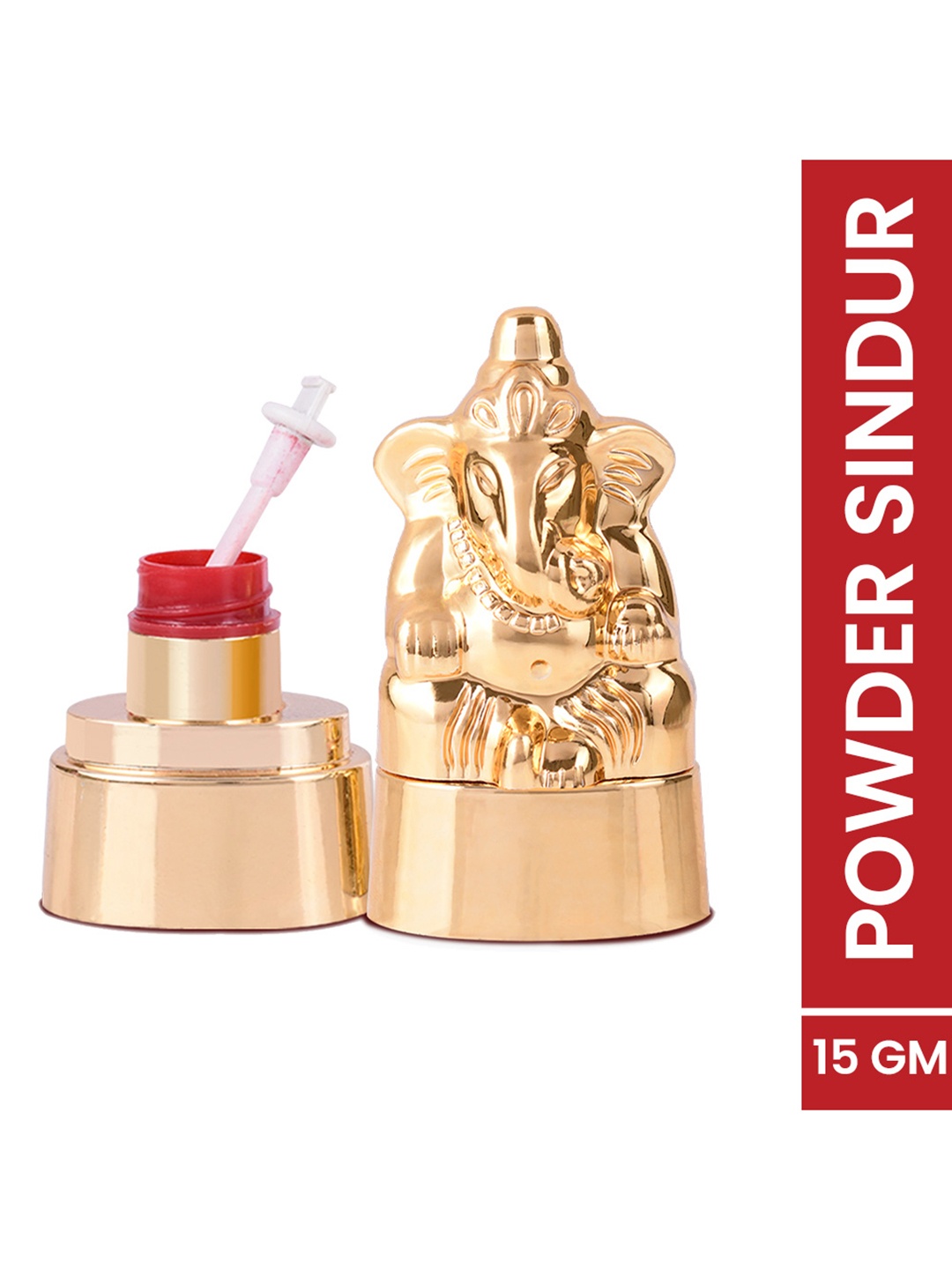 

MILAP 100% Natural Lord Ganesh Herbal Powder Sindoor 15 g - Red
