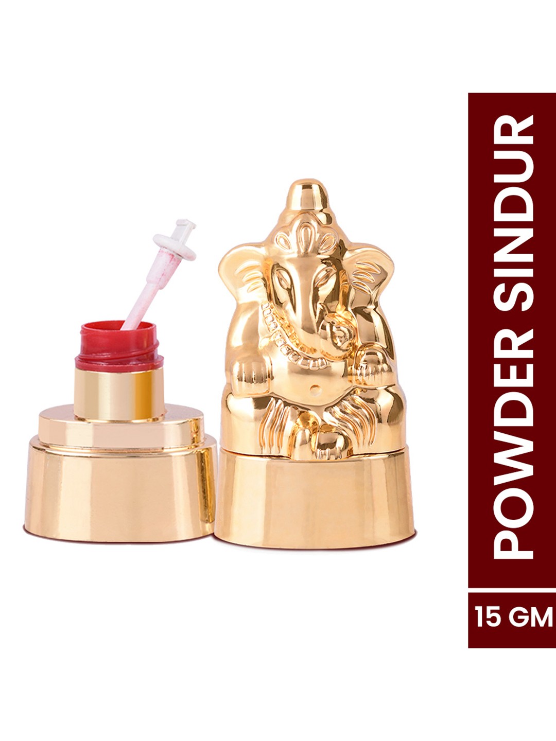 

MILAP 100% Natural Lord Ganesh Herbal Powder Sindoor 15 g - Maroon