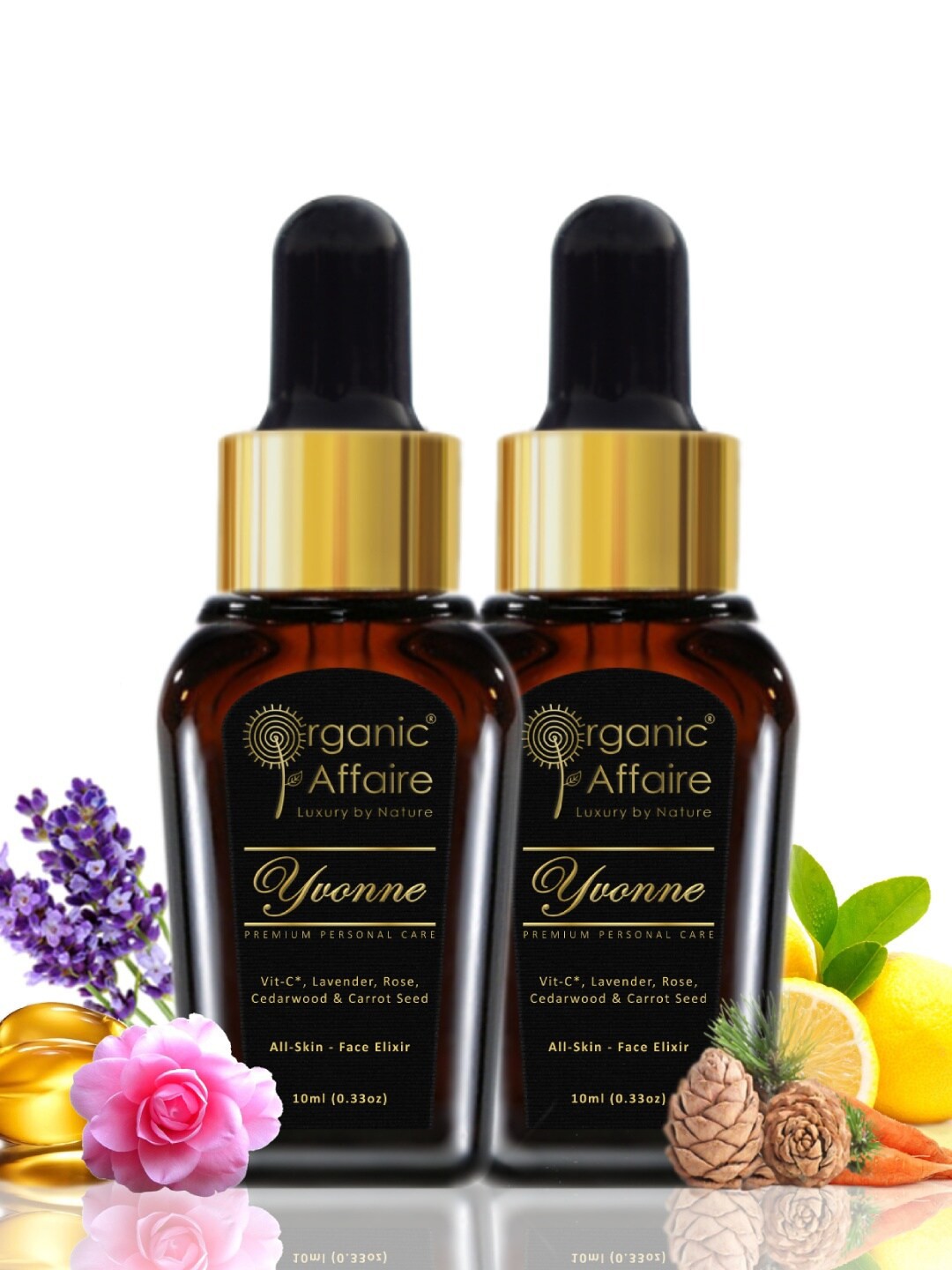 

Organic Affaire Pack Of 2 Black Vitamin C Face Serum