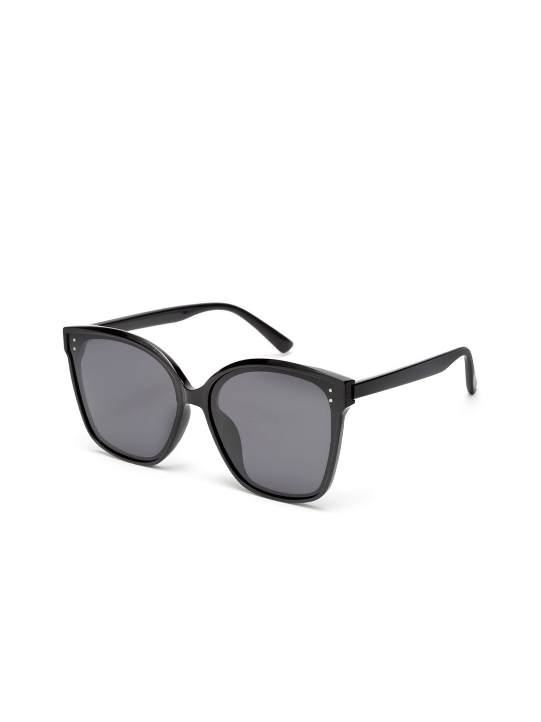 

YourSpex Unisex Black Lens & Black Wayfarer Sunglasses with UV Protected Lens
