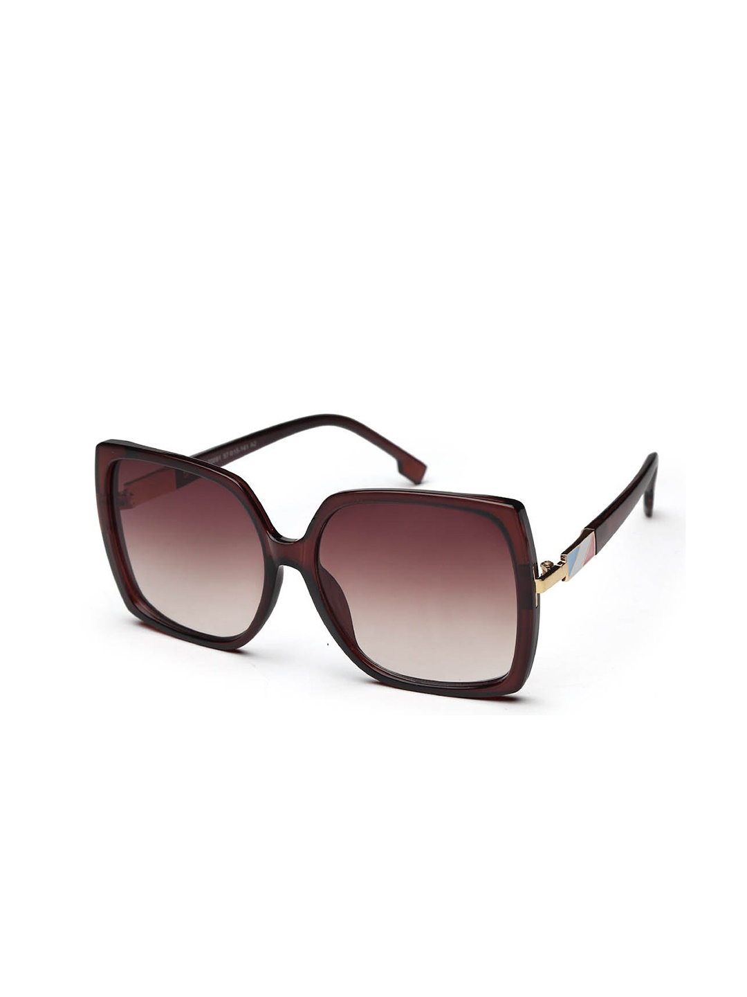 

YourSpex Unisex Brown Lens & Brown Square Sunglasses with UV Protected Lens