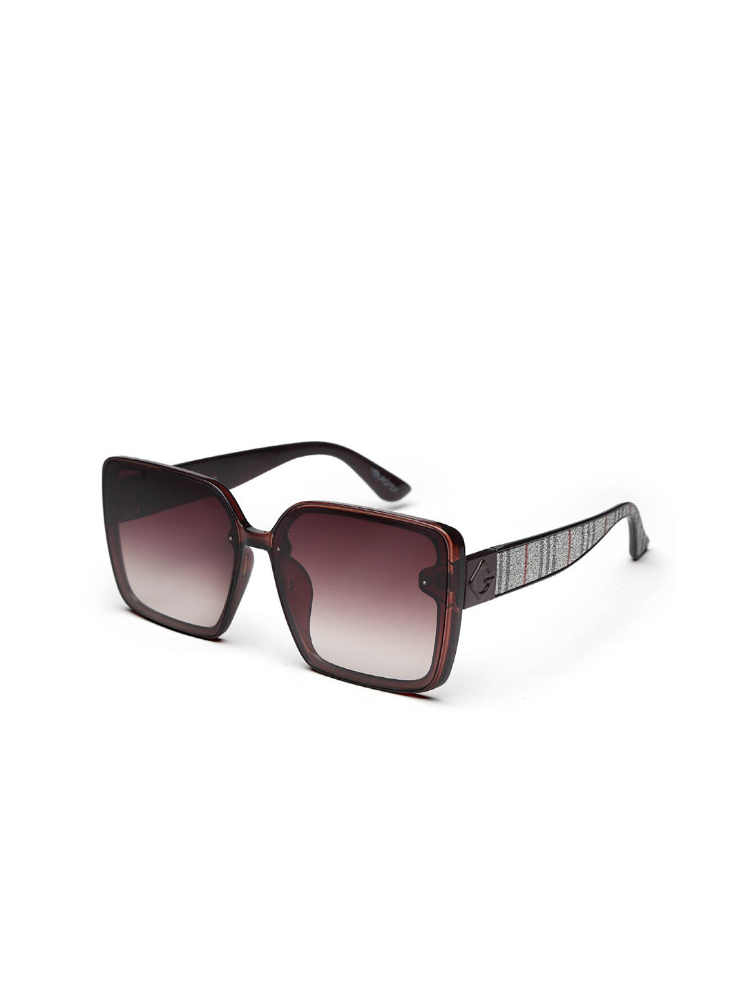 

YourSpex Unisex Brown Lens & Brown Square Sunglasses with UV Protected Lens