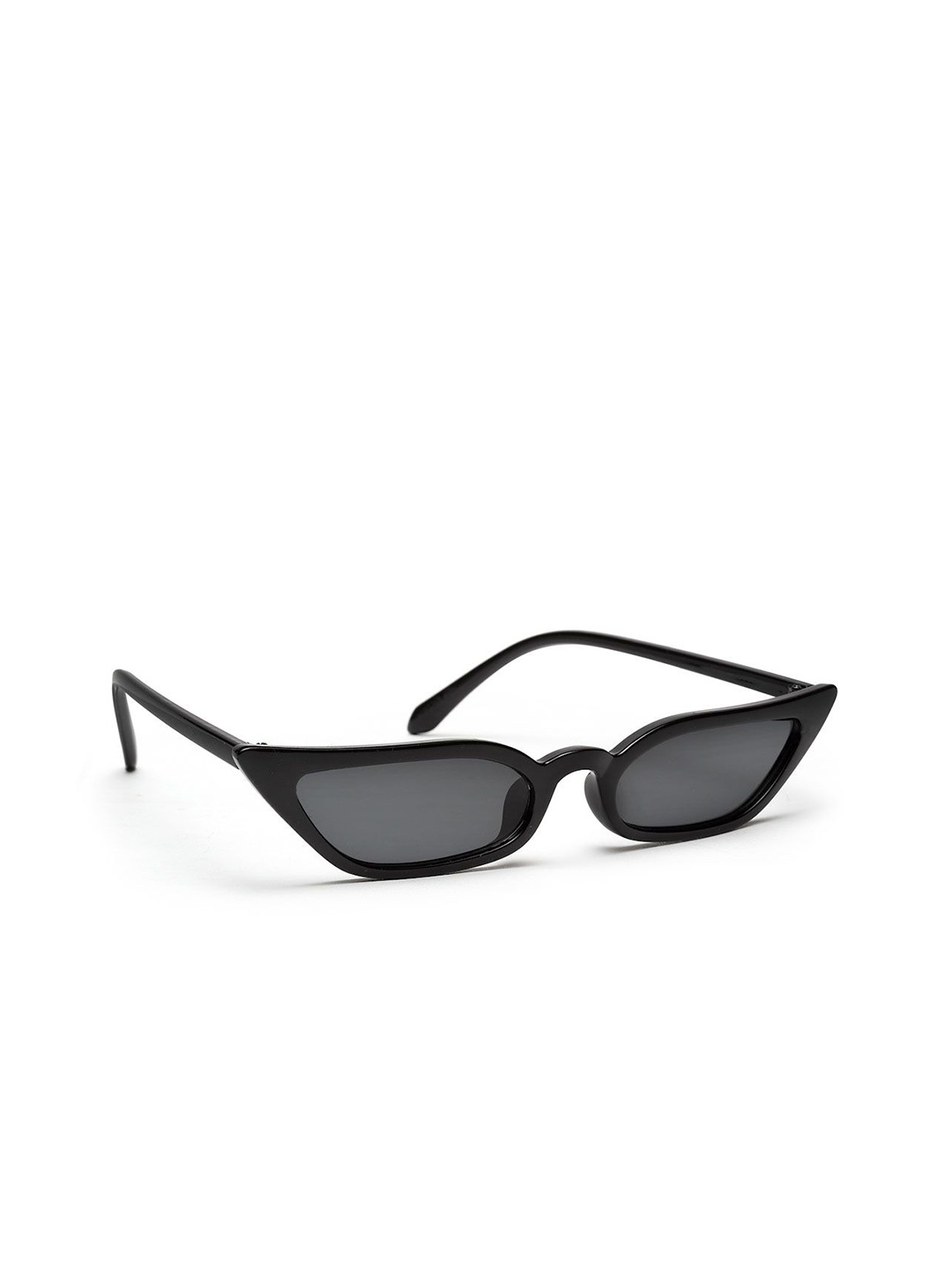 

YourSpex Unisex Black Lens & Black Cateye Sunglasses with UV Protected Lens