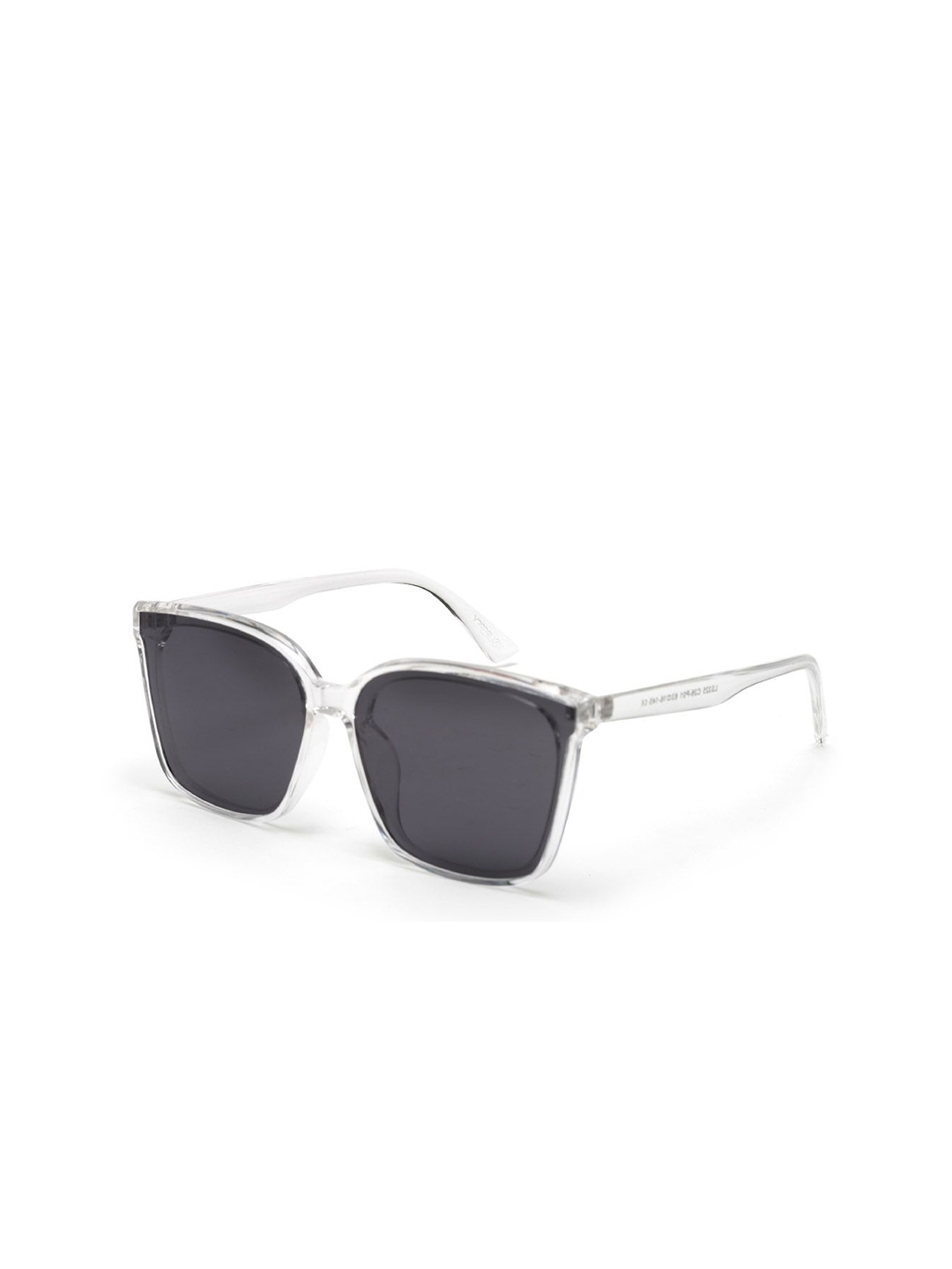 

YourSpex Unisex Black Lens & Transparent Wayfarer Sunglasses with UV Protected Lens
