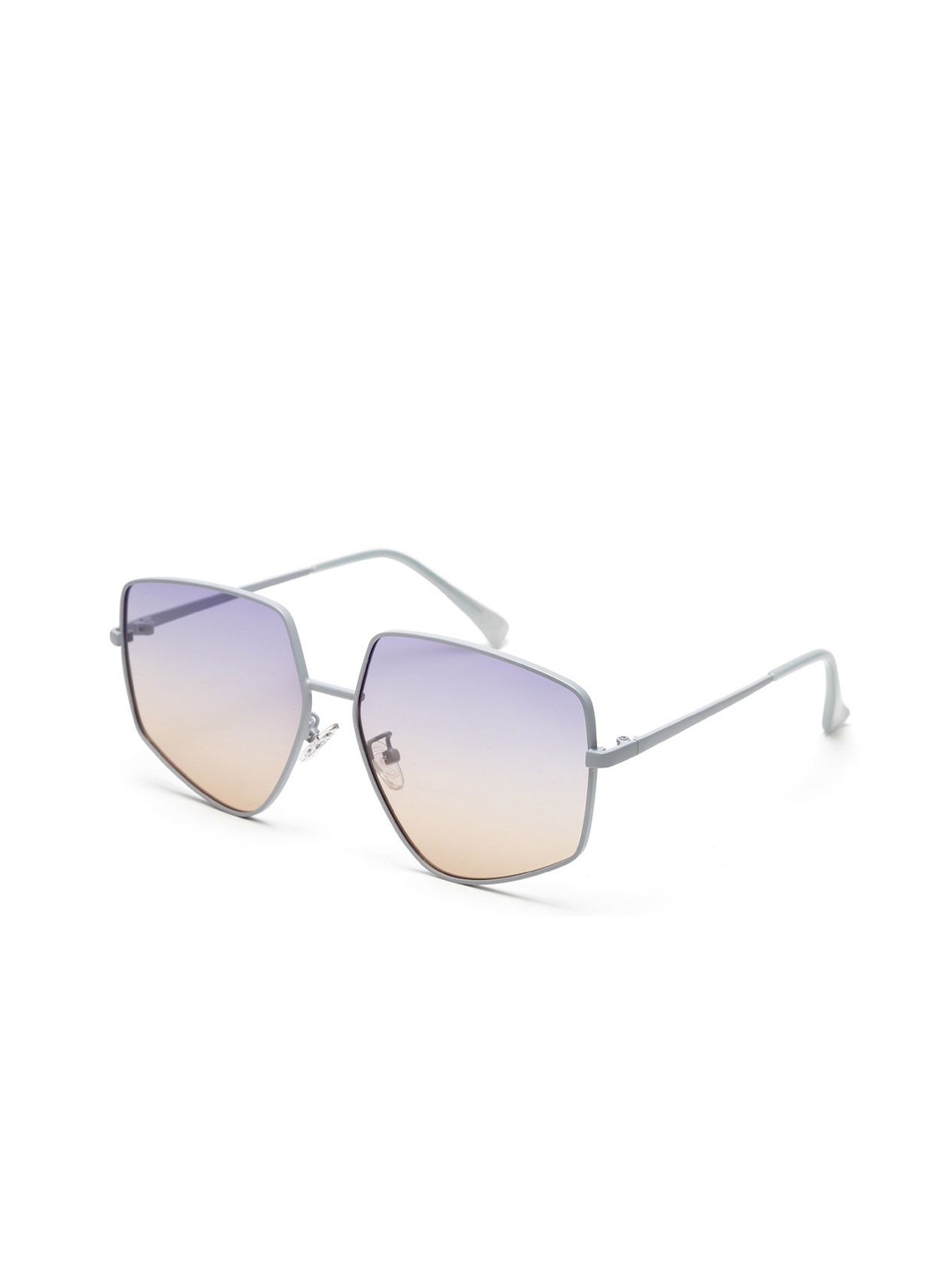 

YourSpex Unisex Purple Lens & Silver-Toned Other Sunglasses with UV Protected Lens