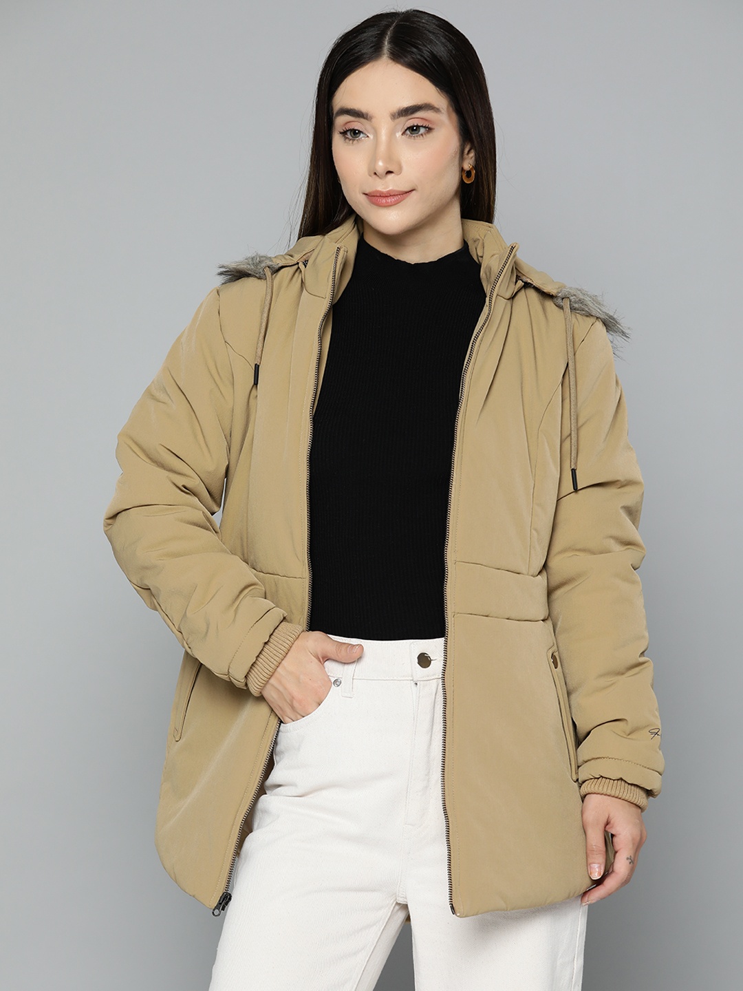 

Fort Collins Women Khaki Padded Jacket